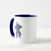 Tanzender Affenbecher | Lustiger Kaffeebecher Tasse (Vorderseite Links)