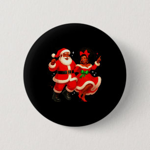 Tanzender afrikanischer Weihnachtsmann Herr Frau C Button