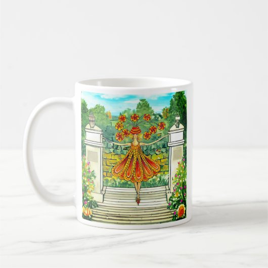 Tanzender Daisy-Becher Kaffeetasse (Links)