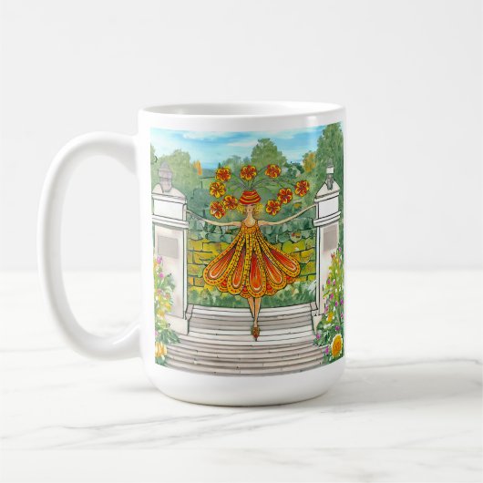 Tanzender Daisy-Becher Kaffeetasse (Links)