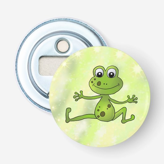 tanzender Frosch Flaschenöffner (Vorderseite)