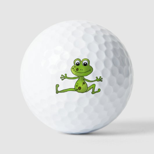 tanzender Frosch Golfball (Vorderseite)