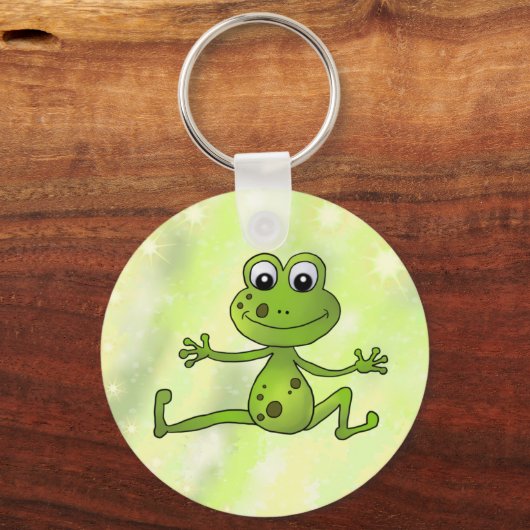 tanzender Frosch Schlüsselanhänger (Vorderseite)