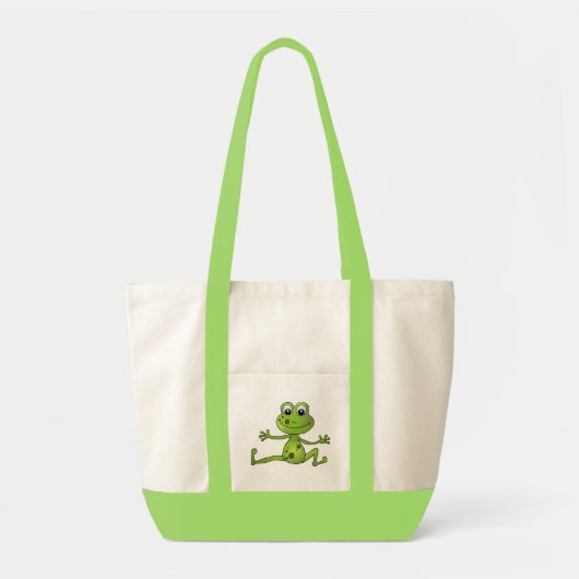 tanzender Frosch Tragetasche (Vorne)