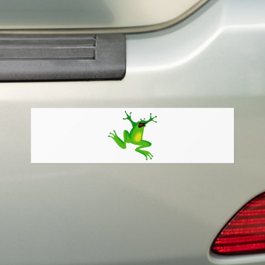 tanzender grüner Frosch Autoaufkleber (Auf Auto)