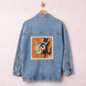 Tanzender Hase und Katze Jeansjacke (Hangar)
