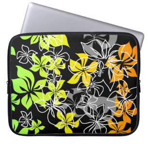 Tanzender Hibiskus Hawaiian Neopren-Anzug Laptopschutzhülle