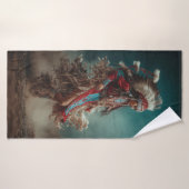 Tanzender Indianer Badehandtuch (Badehandtuch)