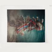 Tanzender Indianer Wandteppich (Vorderseite (Horizontal))