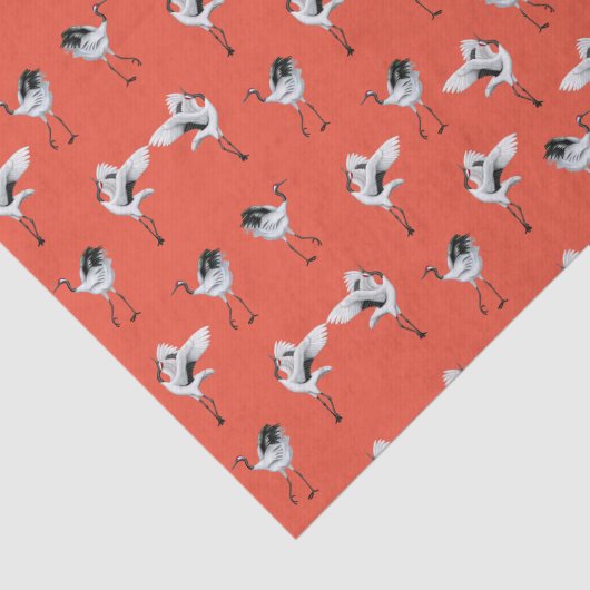 Tanzender Japaner streckt Gewebe-Rouge Seidenpapier (Ausschnitt)