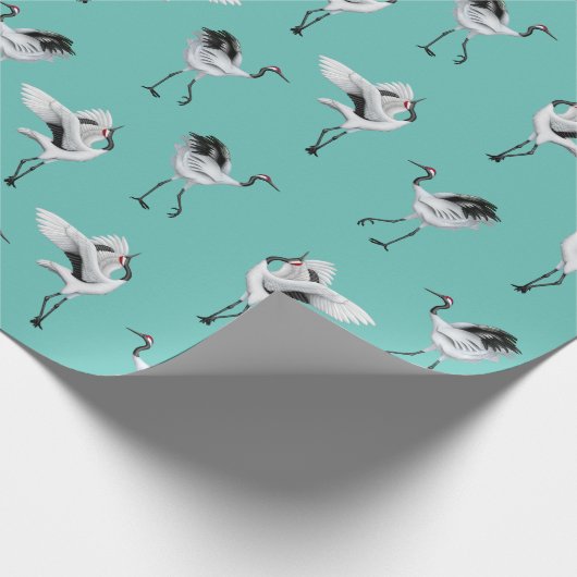 Tanzender Japaner streckt Packpapier (Ecke)