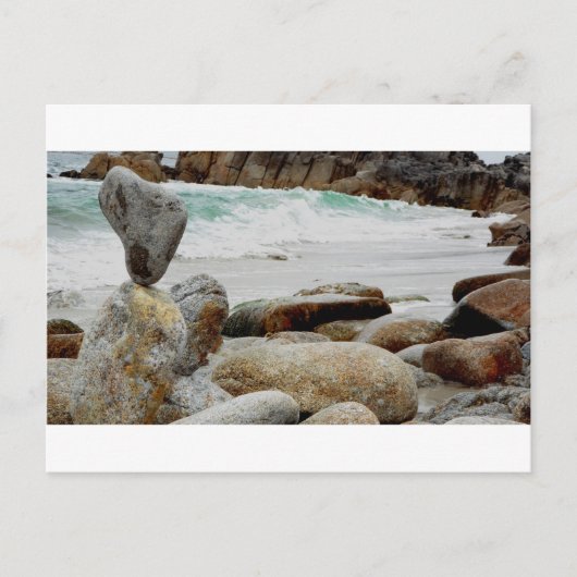 Tanzender Küstenfelsen Postkarte (Vorderseite)