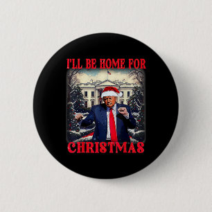 Tanzender lustiger humorvoller Trump Ich werde zu Button