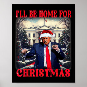 Tanzender lustiger humorvoller Trump Ich werde zu  Poster