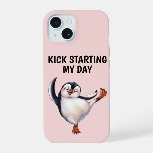 Tanzender Pinguin Handyhülle iPhone 15 Hülle (Rückseite)