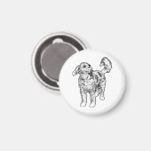 Tanzender Punktwirbel Magnet (Vorderseite/Rückseite)
