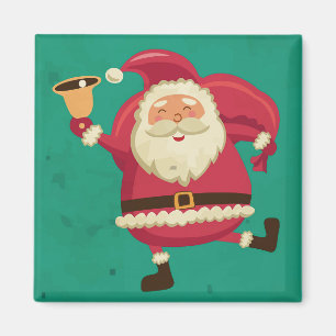 Tanzender Santa-Magnet Magnet