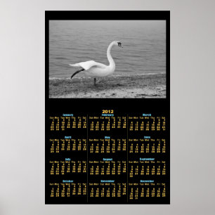 Tanzender Schwan 2012 Kalenderposter Poster