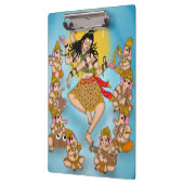 Tanzender Shiva Clipboard Klemmbrett (Links)