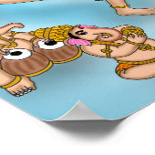 Tanzender Shiva Poster (Ecke)