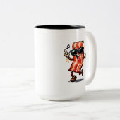 Tanzender Speck Zweifarbige Tasse (VorderseiteRechts)