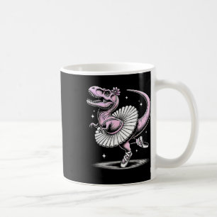 Tanzender T-Rex im Tutu und Pantoffeln  Kaffeetasse