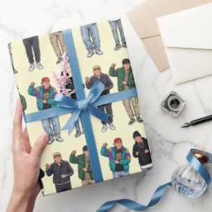 Tanzender Trump Hip Hop MAGA Geschenkpapier
