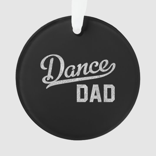 Tanzender Vater Stolz Tänzer Vater Ornament (Vorderseite)