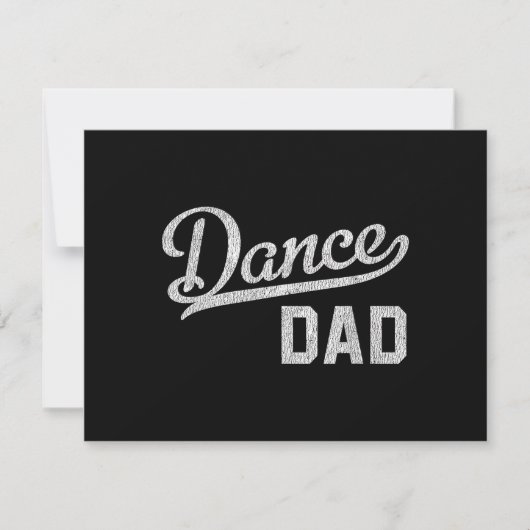 Tanzender Vater Stolz Tänzer Vater Save The Date (Vorderseite)