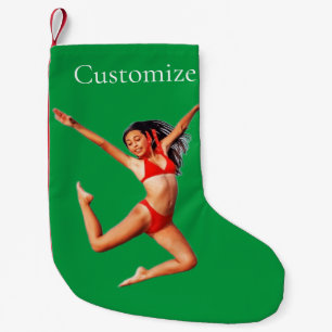 Tanzendes Bikini-Model Thunder_Cove Kleiner Weihnachtsstrumpf