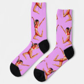 Tanzendes Bikini-Model Thunder_Cove Socken (Linkes Detail)