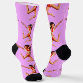 Tanzendes Bikini-Model Thunder_Cove Socken (Gewinkelt)