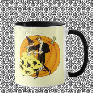 Tanzendes Halloween-Paar Tasse