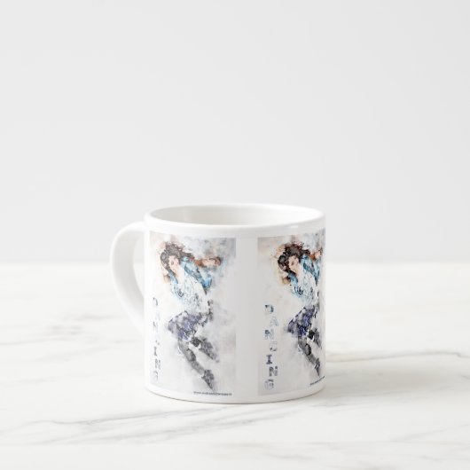 Tanzendes Mädchen Espressotasse (Vorderseite Links)