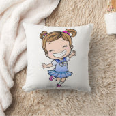 Tanzendes Mädchen Kissen (Decke)