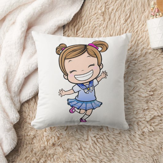 Tanzendes Mädchen Kissen (Decke)