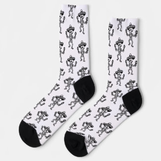 Tanzendes mexikanisches Skelett Socken