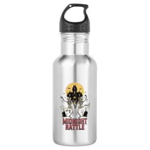 Tanzendes Skelett Halloween Verlassenes Herrenhaus Edelstahlflasche