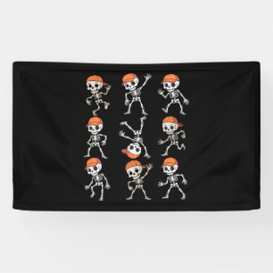 Tanzendes Skelett Kinder Halloween Banner