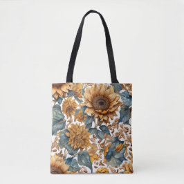 Tanzendes Sonnenblumen-Musterdesign Tasche