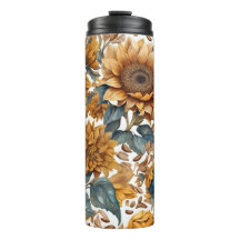 Tanzendes Sonnenblumen-Musterdesign