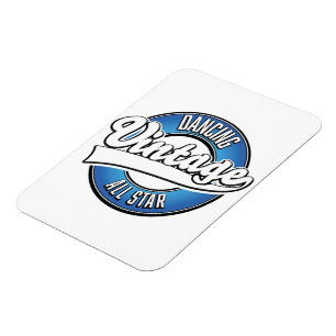 Tanzendes Vintage-All-Star-Logo-Magnet Magnet