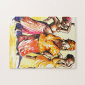 Tanzenfrauen Puzzle (Horizontal)