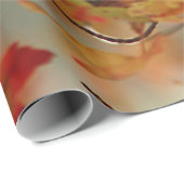 Tanzenherbst-Blätter Geschenkpapier (Rolleneckpunkt)