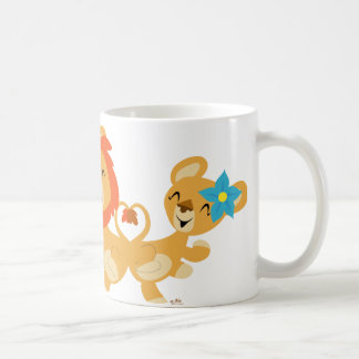 Tanzenlöwe-Paar-Tasse Kaffeetasse