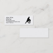 Tanzenpaar-Tango Mini Visitenkarte (Vorne/Hinten)