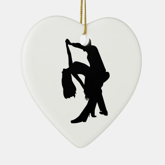 Tanzenpaare Keramik Ornament (Rechts)