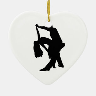 Tanzenpaare Keramik Ornament