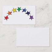 Tanzenregenbogen spielt Visitenkarte die (Vorne/Hinten)