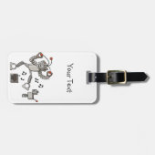 Tanzenroboter Gepäckanhänger (Vorderseite horizontal)